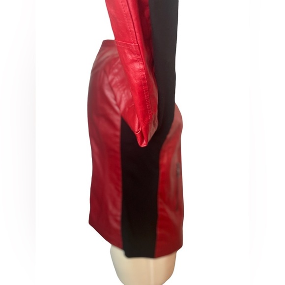 Twiggy London Red Leather Jacket - Picture 4 of 12